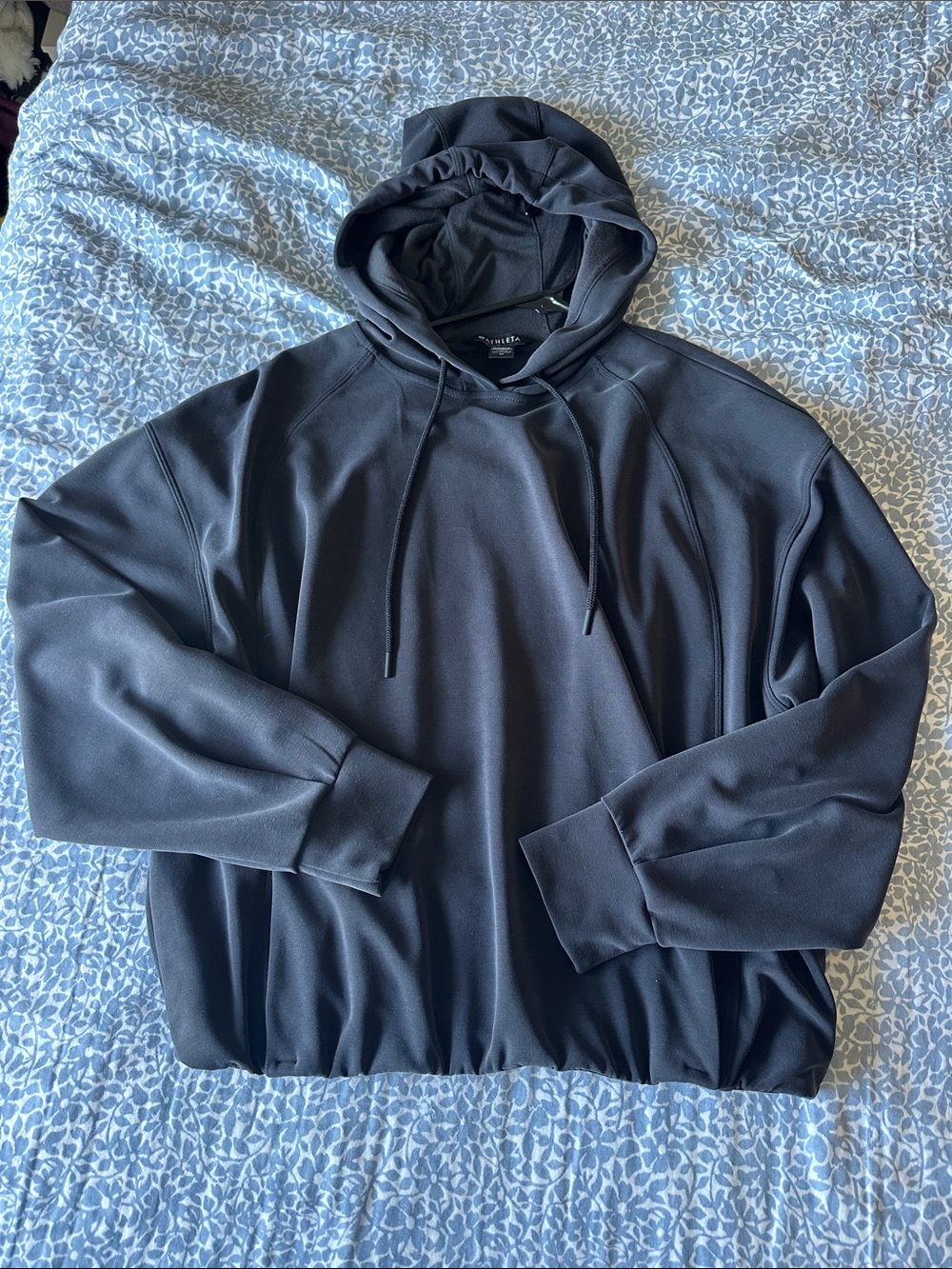 Women’s Athelta Black Hooded Pullover Sweatshirt